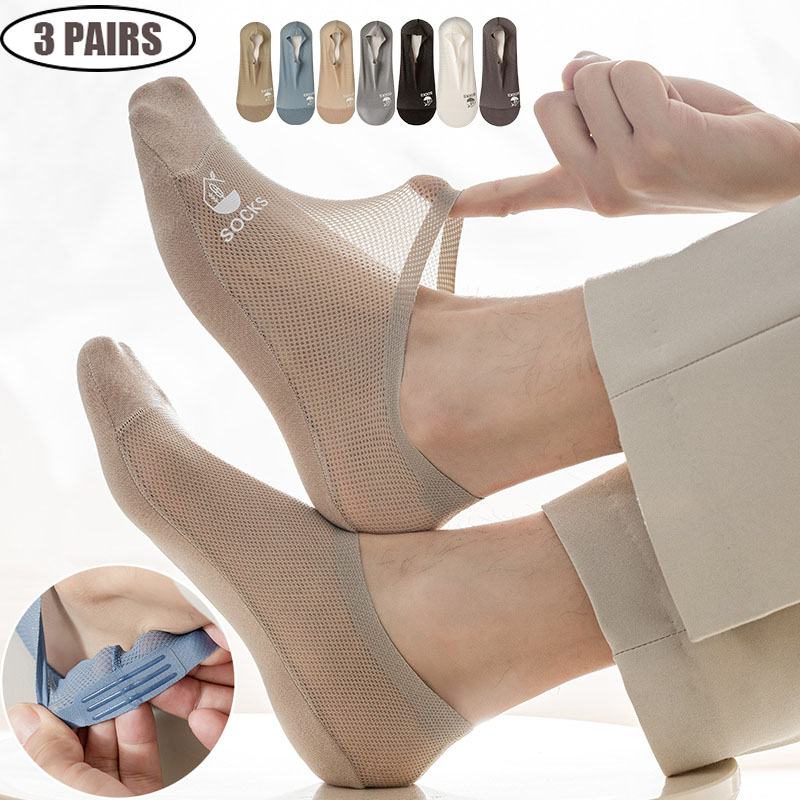 No Show Sock Women - 3Pairs Men's Ultra-Comfortable Invisible Socks Lightweight
