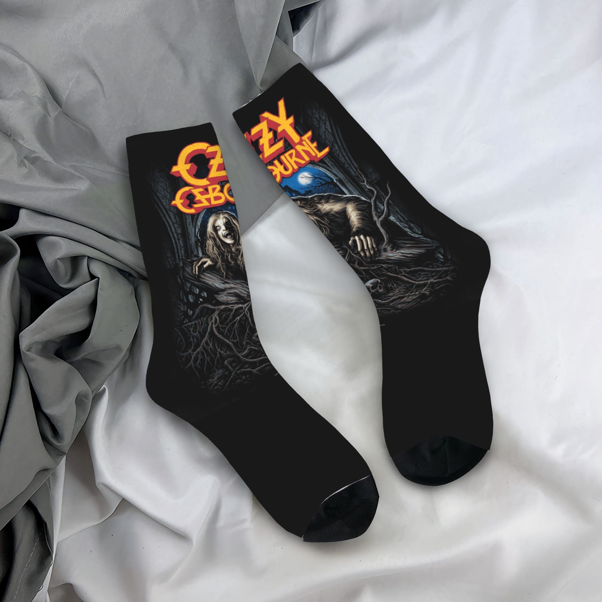 Dress Sock Men - Custom Ozzy Osbourne Prince Of Darkness