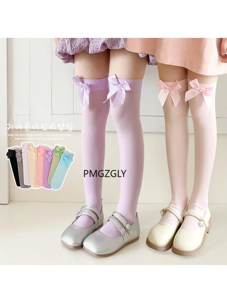 Girls Stockings * Pink Bow Kne - Thigh High Sock Stay Up recensione e prezzo
