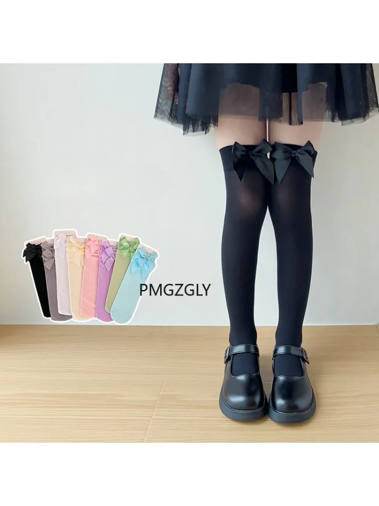 Girls Stockings * Pink Bow Kne - Thigh High Sock Stay Up recensione e prezzo