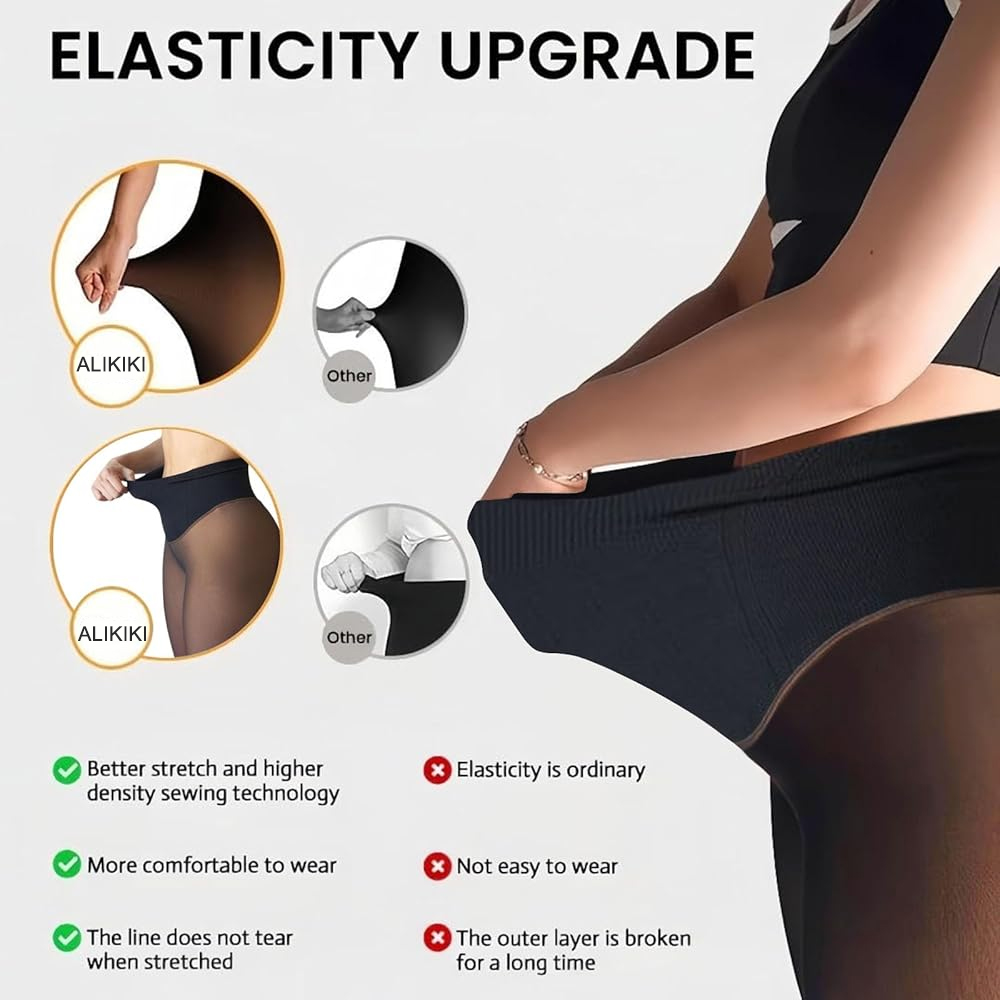 One Seam Fleece Lined Tights S - Tights Pantyhose Sheer recensione e prezzo