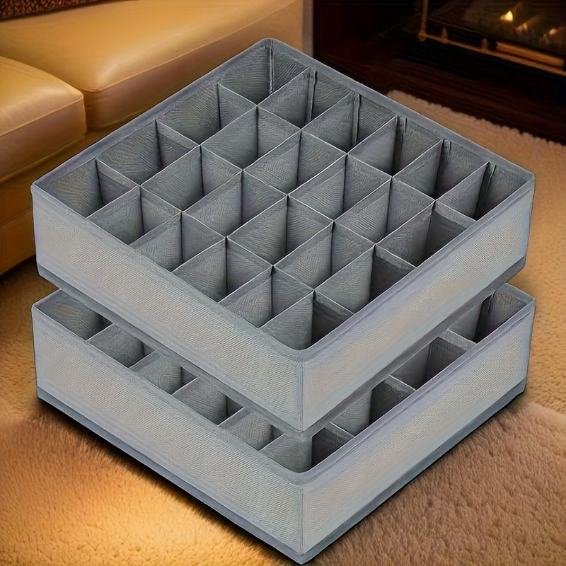2Pcs 24-Compartment Fabric Soc - Sock Organizer Tray recensione e prezzo
