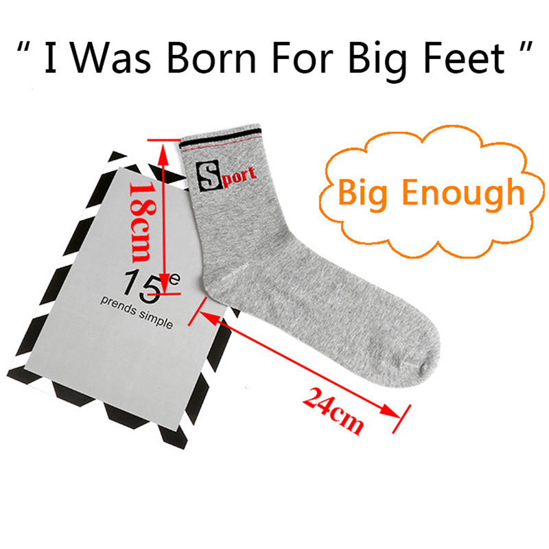 3 Pairs/Pack Big Large Socks E - Cotton Crew Sock Pack recensione e prezzo