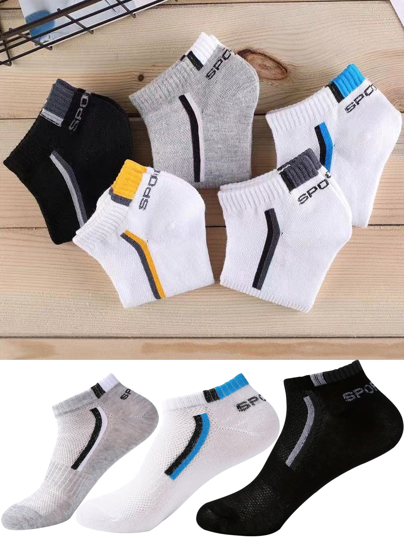 30pairs Men's Fashion Cotton B - Ankle Sock Low Cut recensione e prezzo