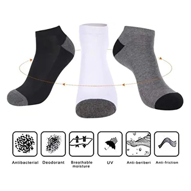 2026 Men's Color Block Boat So - Ankle Sock Low Cut recensione e prezzo