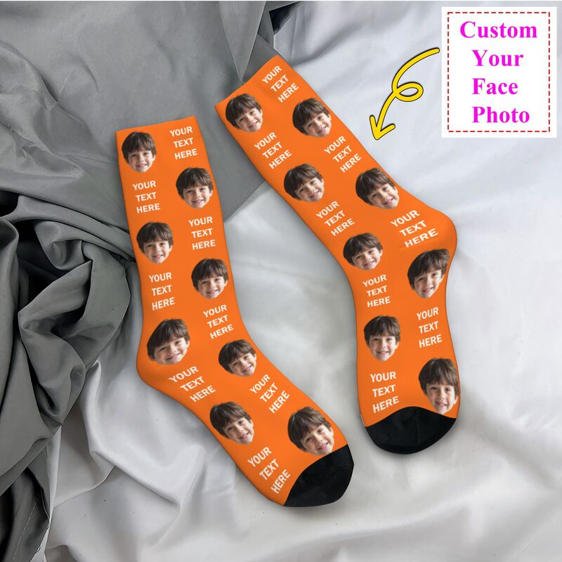 Personalized Photo Text Custom - Dress Sock Men recensione e prezzo