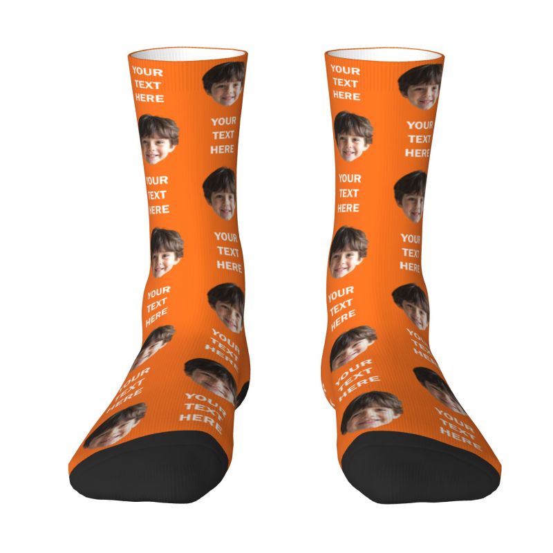 Personalized Photo Text Custom - Dress Sock Men recensione e prezzo