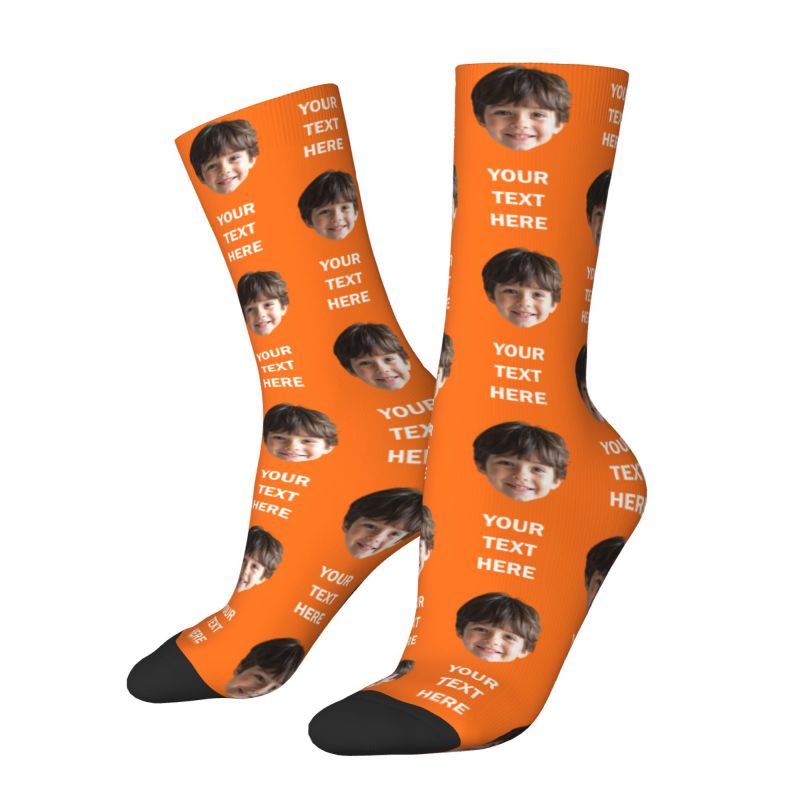 Personalized Photo Text Custom - Dress Sock Men recensione e prezzo