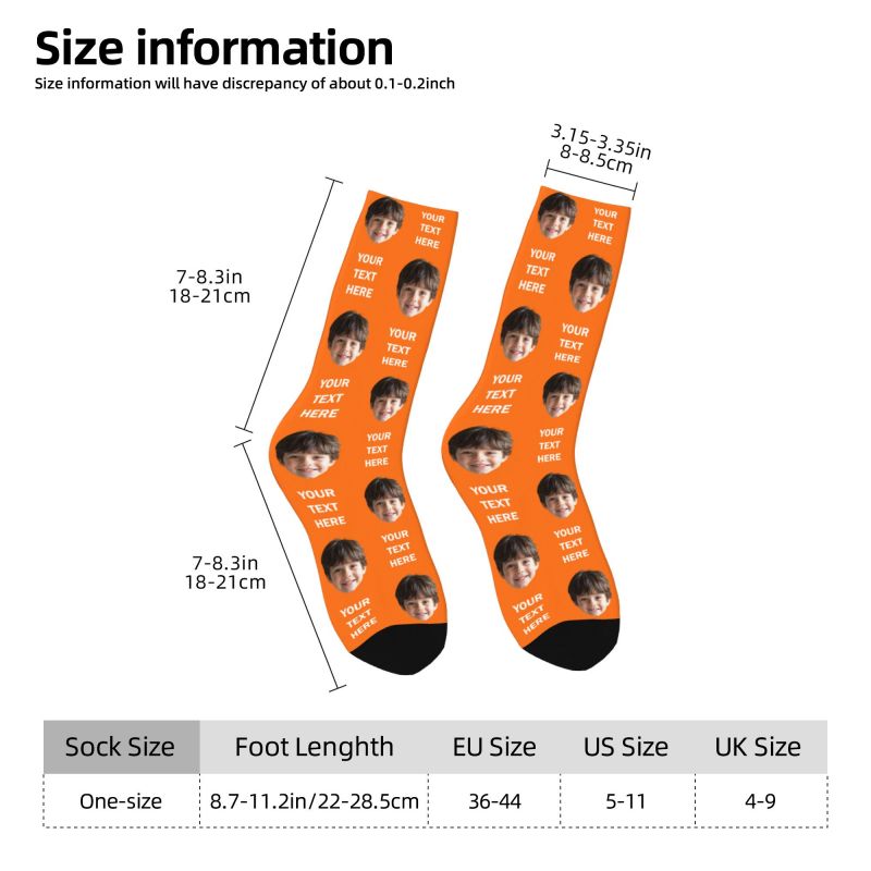Personalized Photo Text Custom - Dress Sock Men recensione e prezzo