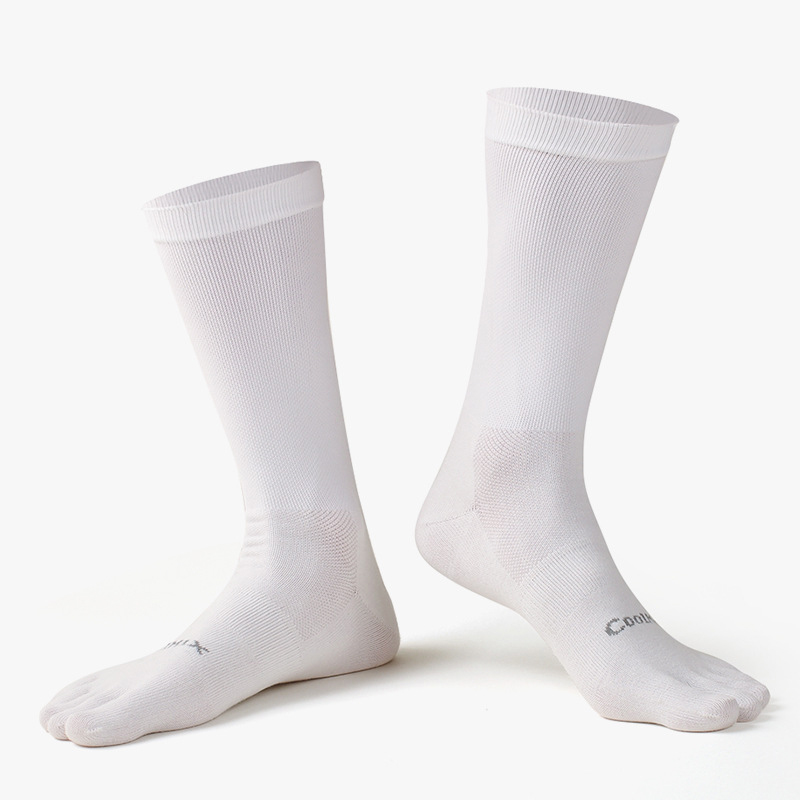1/5 Pairs Men's High Crew Five - Toe Sock Split recensione e prezzo
