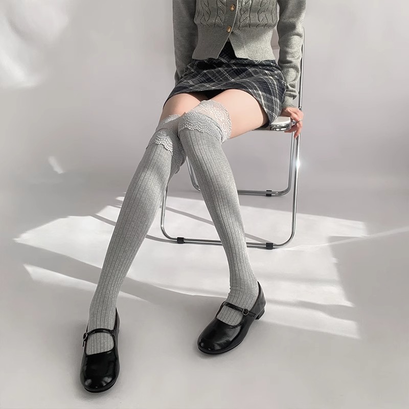 Soft Cotton Thigh High Socks,  - Boot Sock Slouchy recensione e prezzo