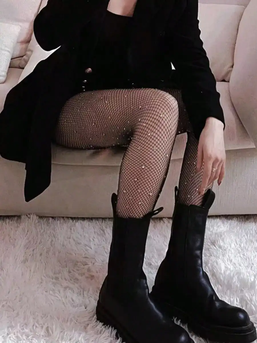 Women's Sheer Rhinestone Fishn - Tights Pantyhose Sheer recensione e prezzo
