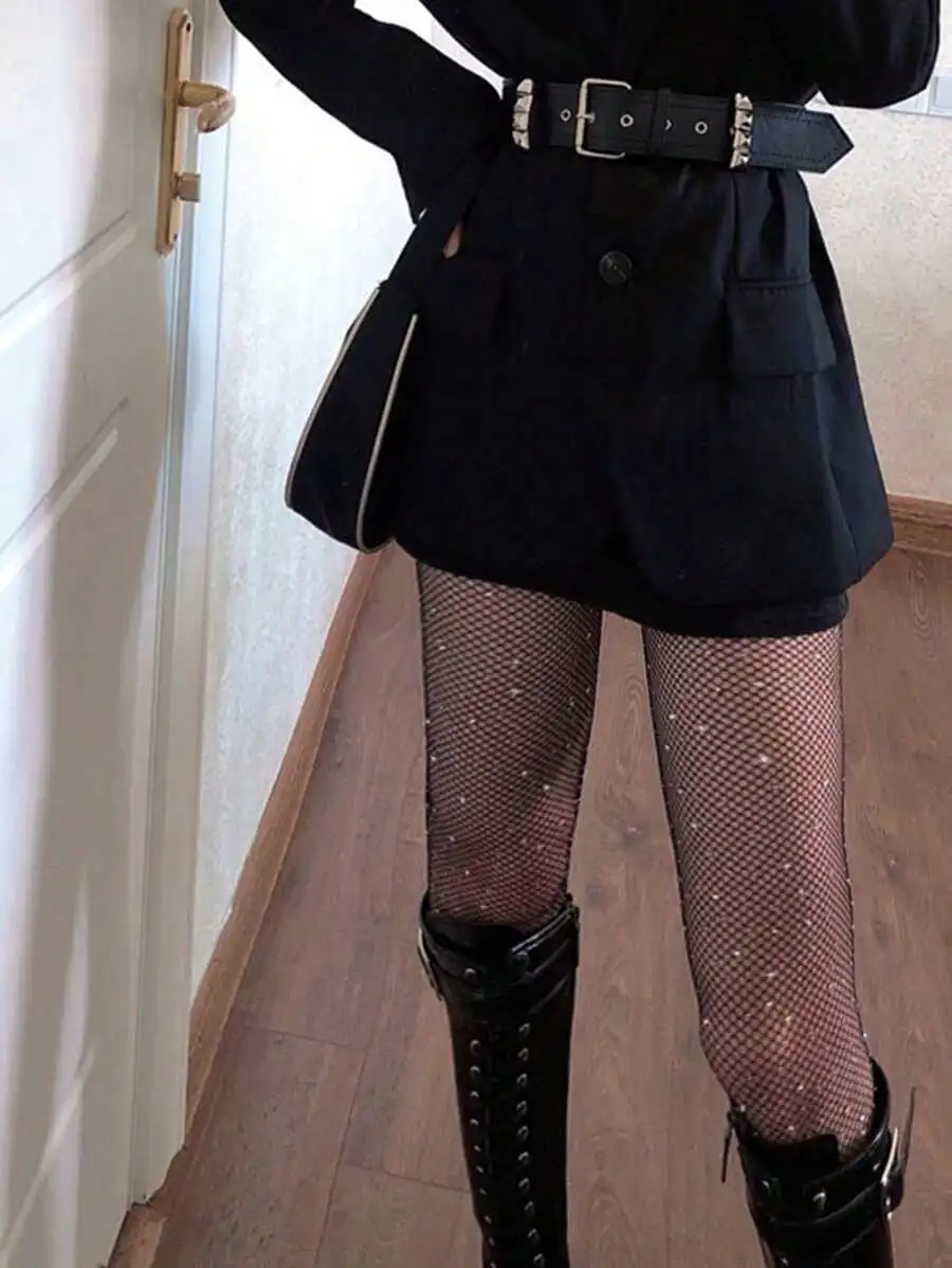 Women's Sheer Rhinestone Fishn - Tights Pantyhose Sheer recensione e prezzo