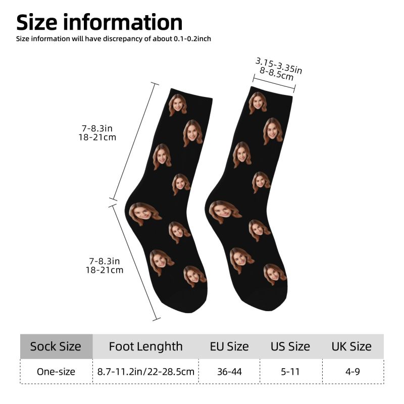 Personalized Custom Face Photo - Dress Sock Men recensione e prezzo
