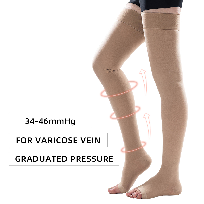 1Pair Thigh High Open Toe Medi - Compression Sock Medical recensione e prezzo
