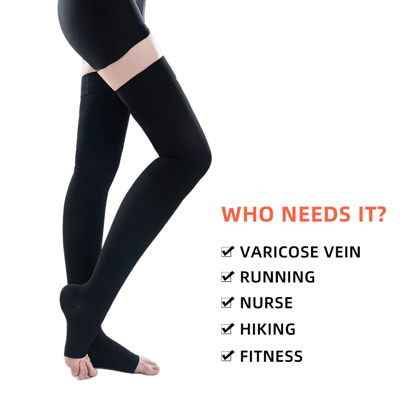 1Pair Thigh High Open Toe Medi - Compression Sock Medical recensione e prezzo