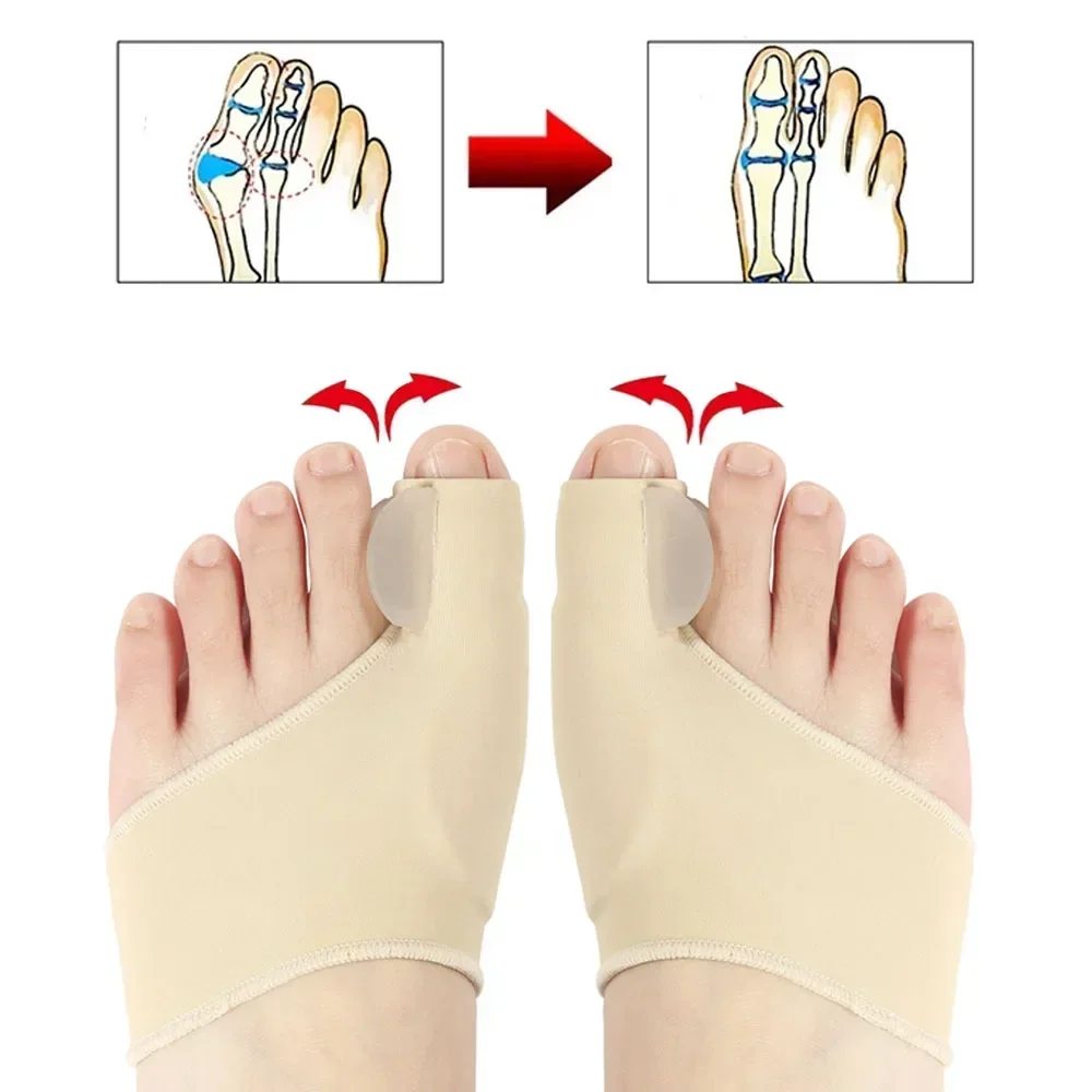 1/2Pair Toe Separator Hallux V - Ankle Brace Sock recensione e prezzo