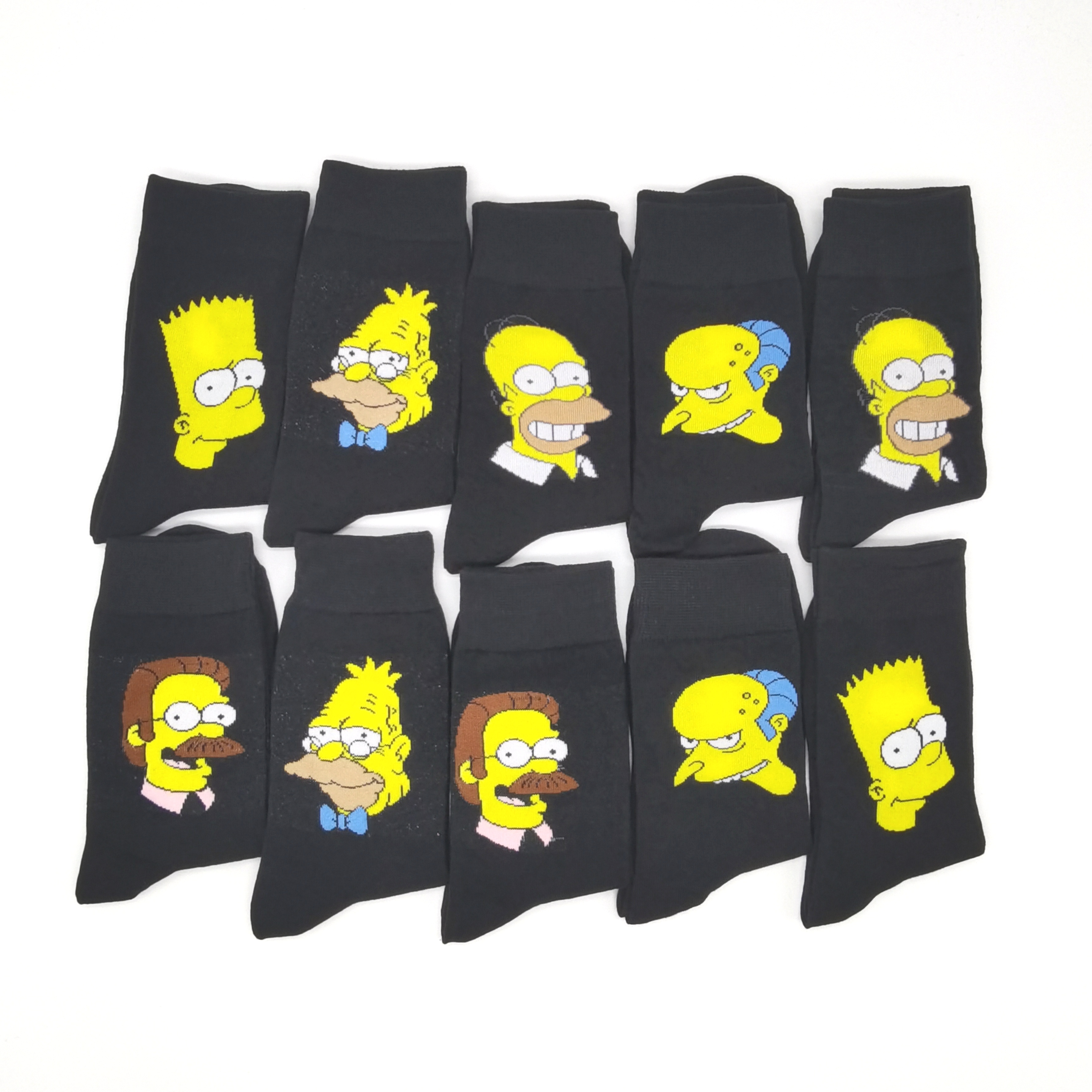 10 Pairs/Pack Funny Men Woman  - Cotton Crew Sock Pack recensione e prezzo