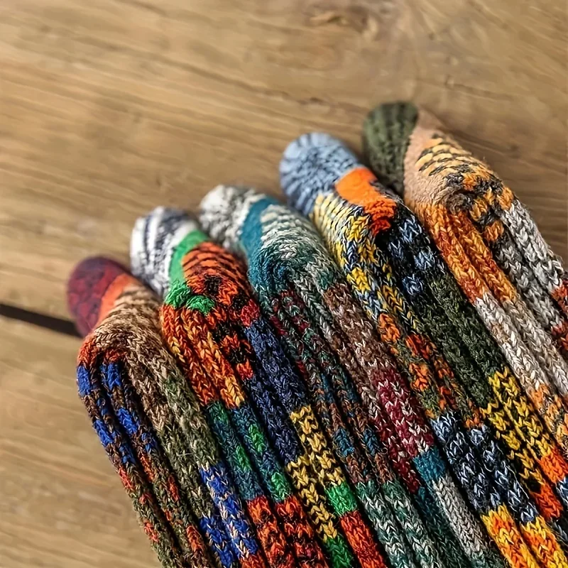 5 pairs of retro ethnic style  - Thermal Sock Winter recensione e prezzo
