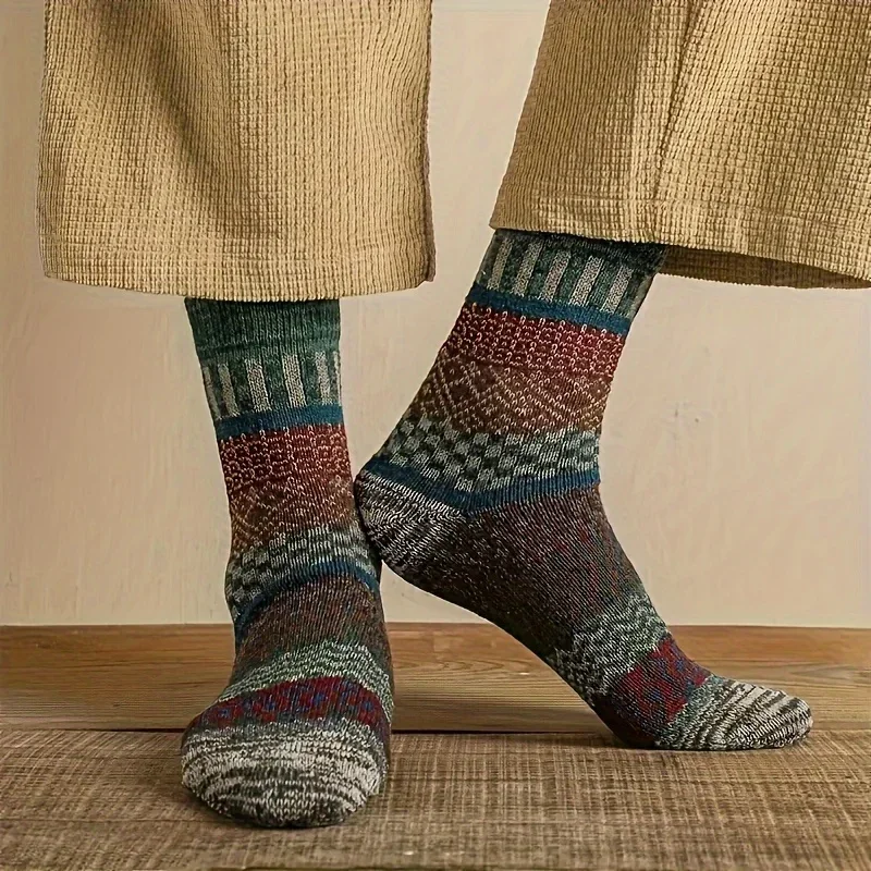 5 pairs of retro ethnic style  - Thermal Sock Winter recensione e prezzo