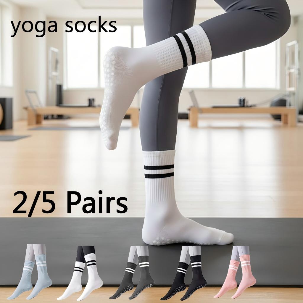 Women Non Slip Yoga Socks, Gri - No Show Sock Women recensione e prezzo