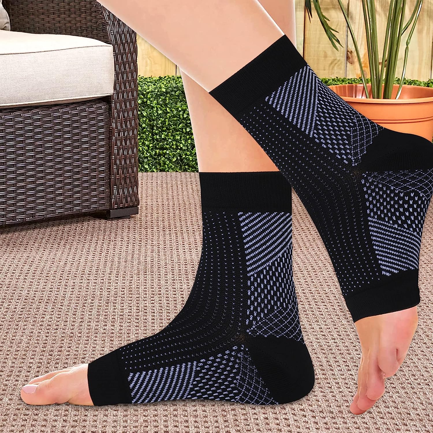 1Pair Ankle Brace Compression  - Ankle Brace Sock recensione e prezzo