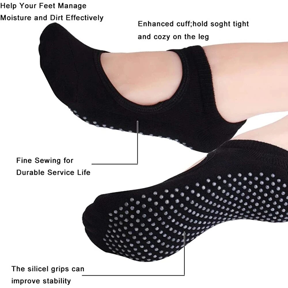 High Quality Women Yoga Socks  - Grip Sock Yoga recensione e prezzo