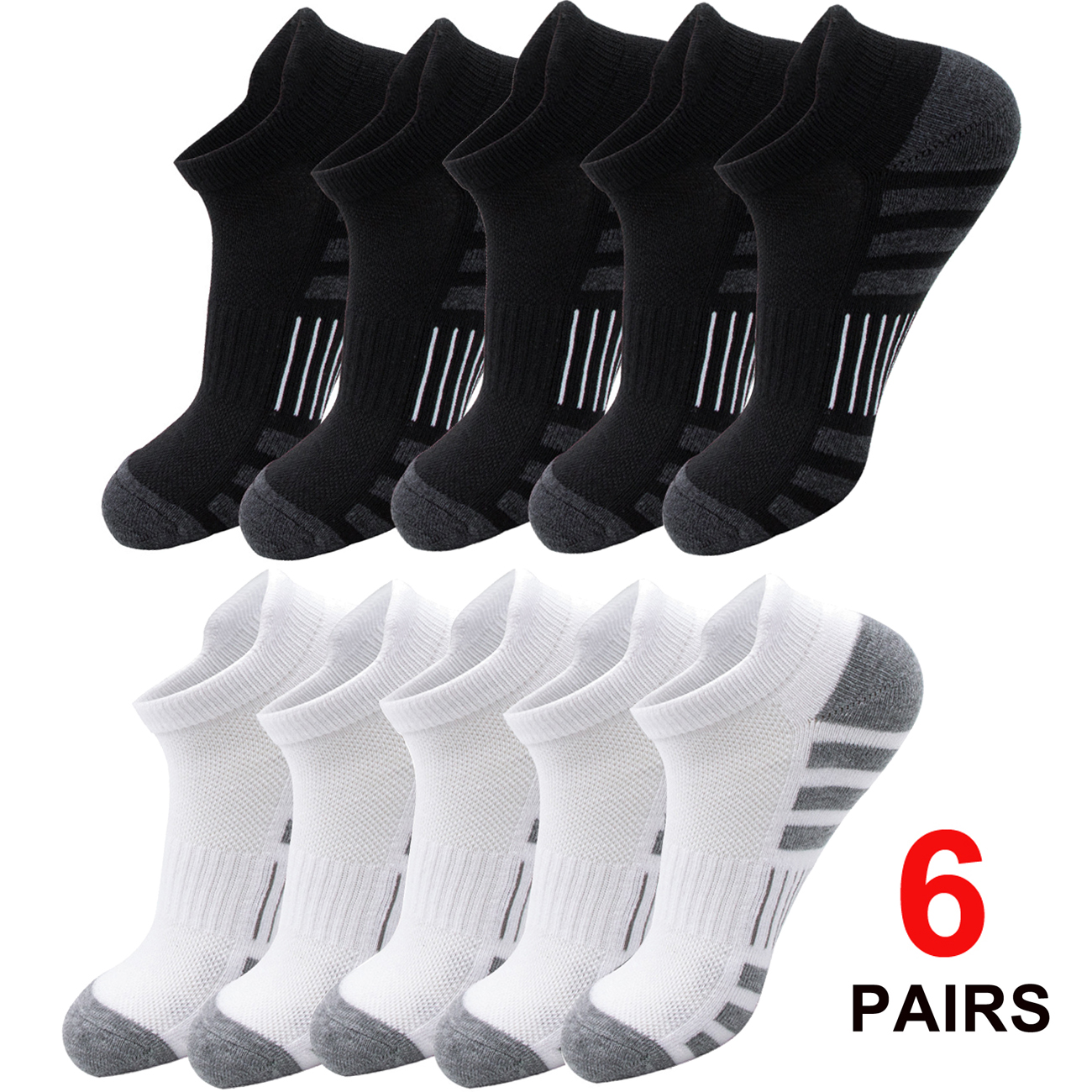 6/24 Pairs Cushioned Breathabl - Athletic Sock Cushion recensione e prezzo