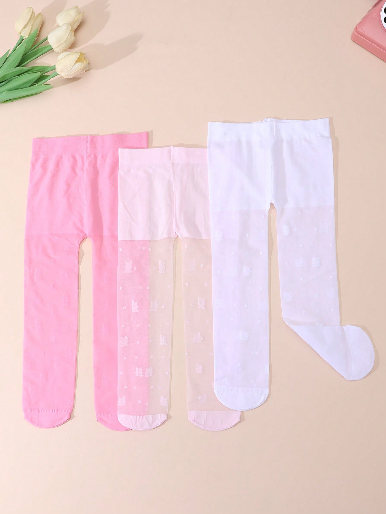 3Pack Girls Rabbit Print Tight - Tights Pantyhose Sheer recensione e prezzo