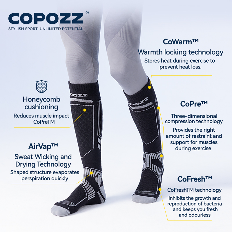 COPOZZ New Winter Ski Socks Me - Thermal Sock Winter recensione e prezzo