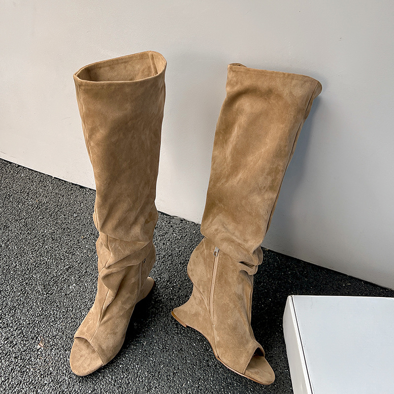 AIYKAZYSDL Strange Wedge Heel  - Boot Sock Slouchy recensione e prezzo