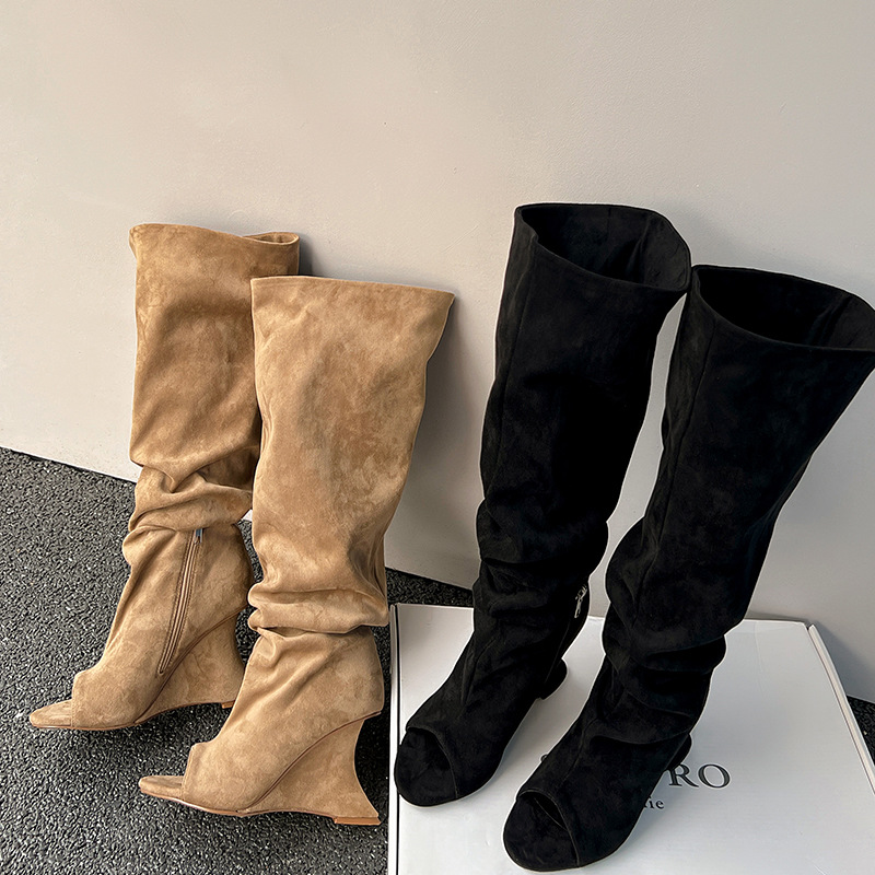 AIYKAZYSDL Strange Wedge Heel  - Boot Sock Slouchy recensione e prezzo