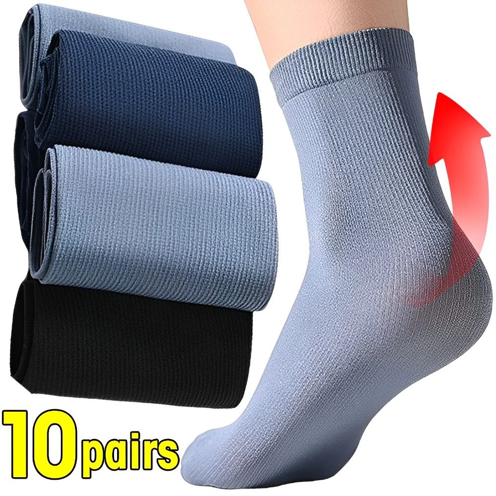 10pairs Casual Breathable Men  - Silk Sock Bamboo recensione e prezzo