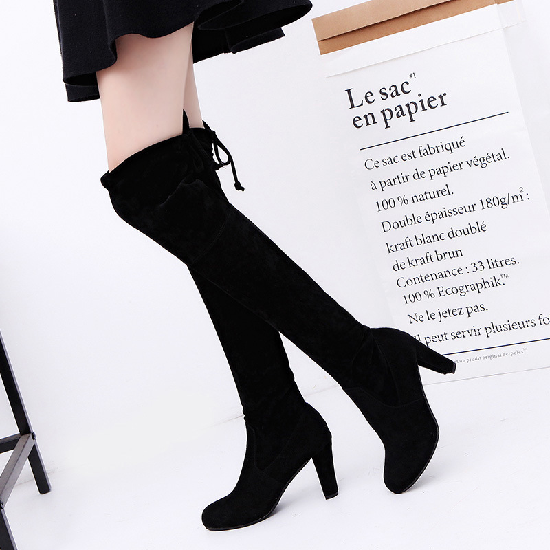 Women's Boots Stretch Fabric O - Knee High Sock Women recensione e prezzo