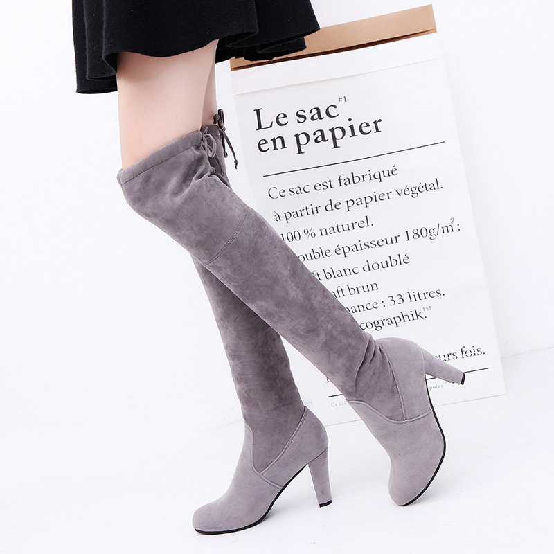 Women's Boots Stretch Fabric O - Knee High Sock Women recensione e prezzo