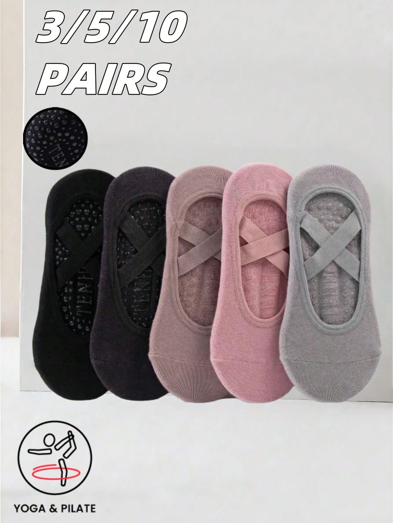 Anti-slip silicone sole yoga s - Grip Sock Yoga recensione e prezzo