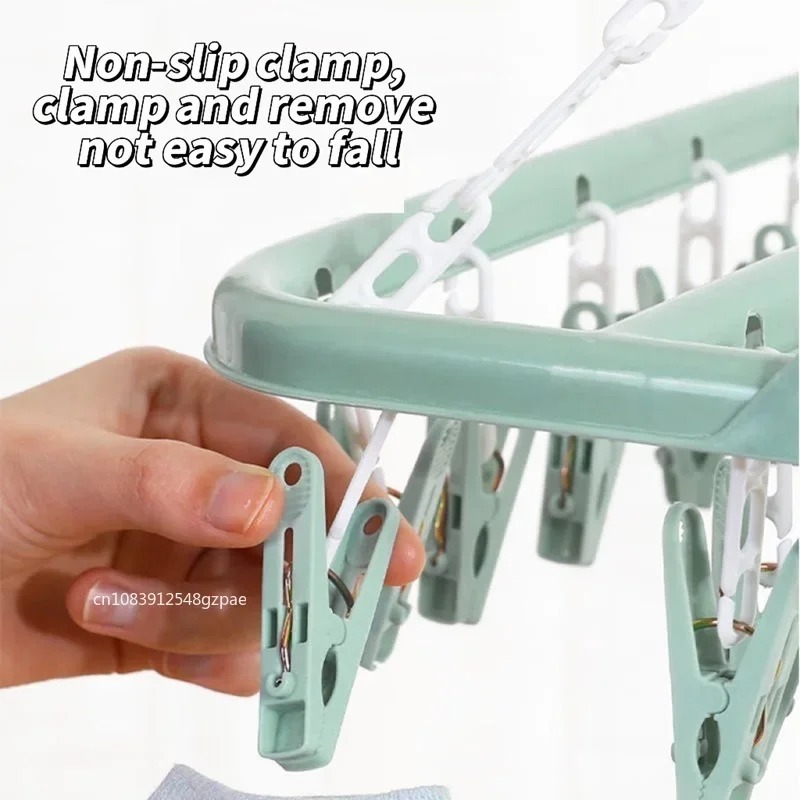 32 Clips Folding Clothes Dryer - Sock Organizer Tray recensione e prezzo