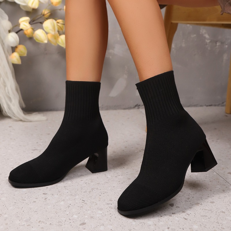 Women's Ankle Boots Knitted He - No Show Sock Women recensione e prezzo