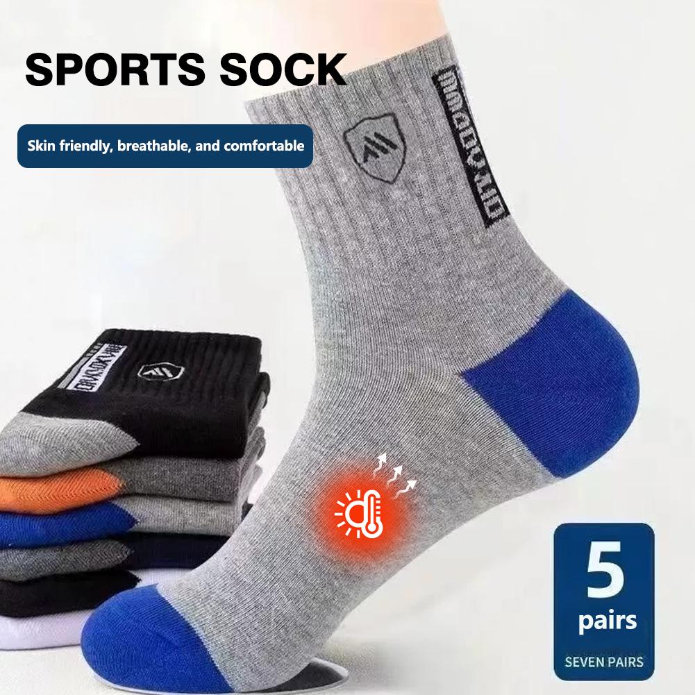 5 Pairs Men's Anti Odor & Anti - Cotton Crew Sock Pack recensione e prezzo