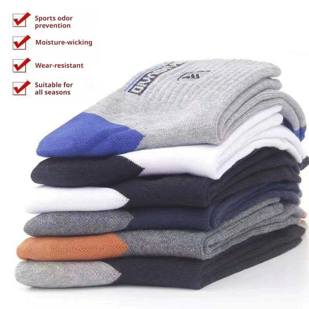 5 Pairs Men's Anti Odor & Anti - Cotton Crew Sock Pack recensione e prezzo