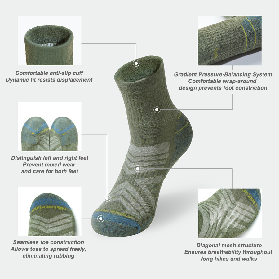 Naturehike Sport Socks Man Soc - Wool Hiking Sock recensione e prezzo