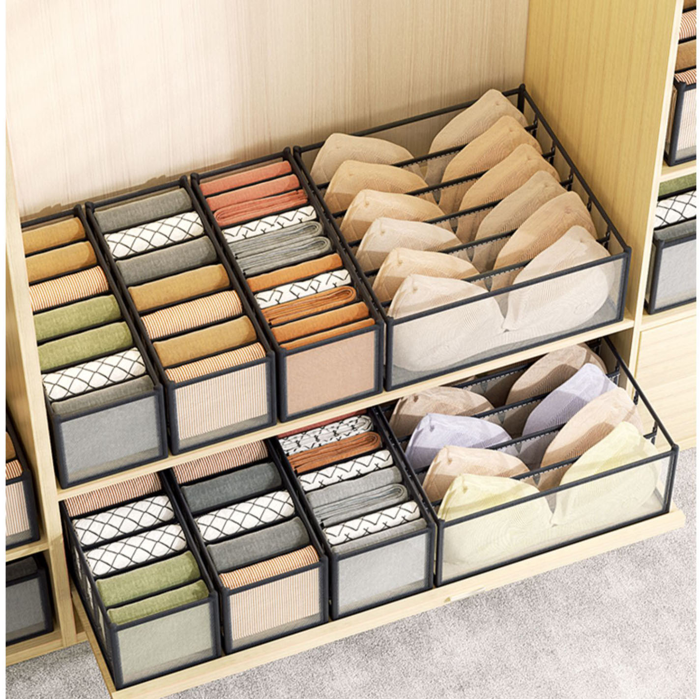 Underwear storage box home war - Sock Organizer Tray recensione e prezzo