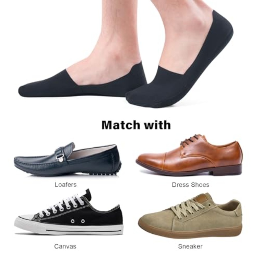 No Show Socks Men Nylon Non Sl - Invisibility Sock Loafer recensione e prezzo