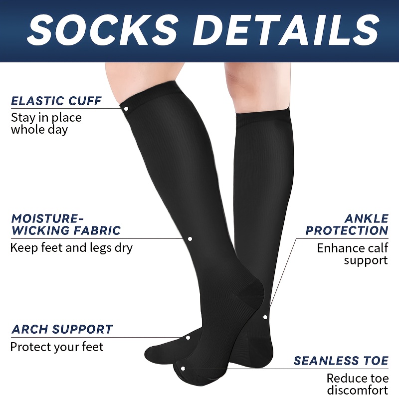 6 Pairs Mid-Calf Compression S - Wool Hiking Sock recensione e prezzo