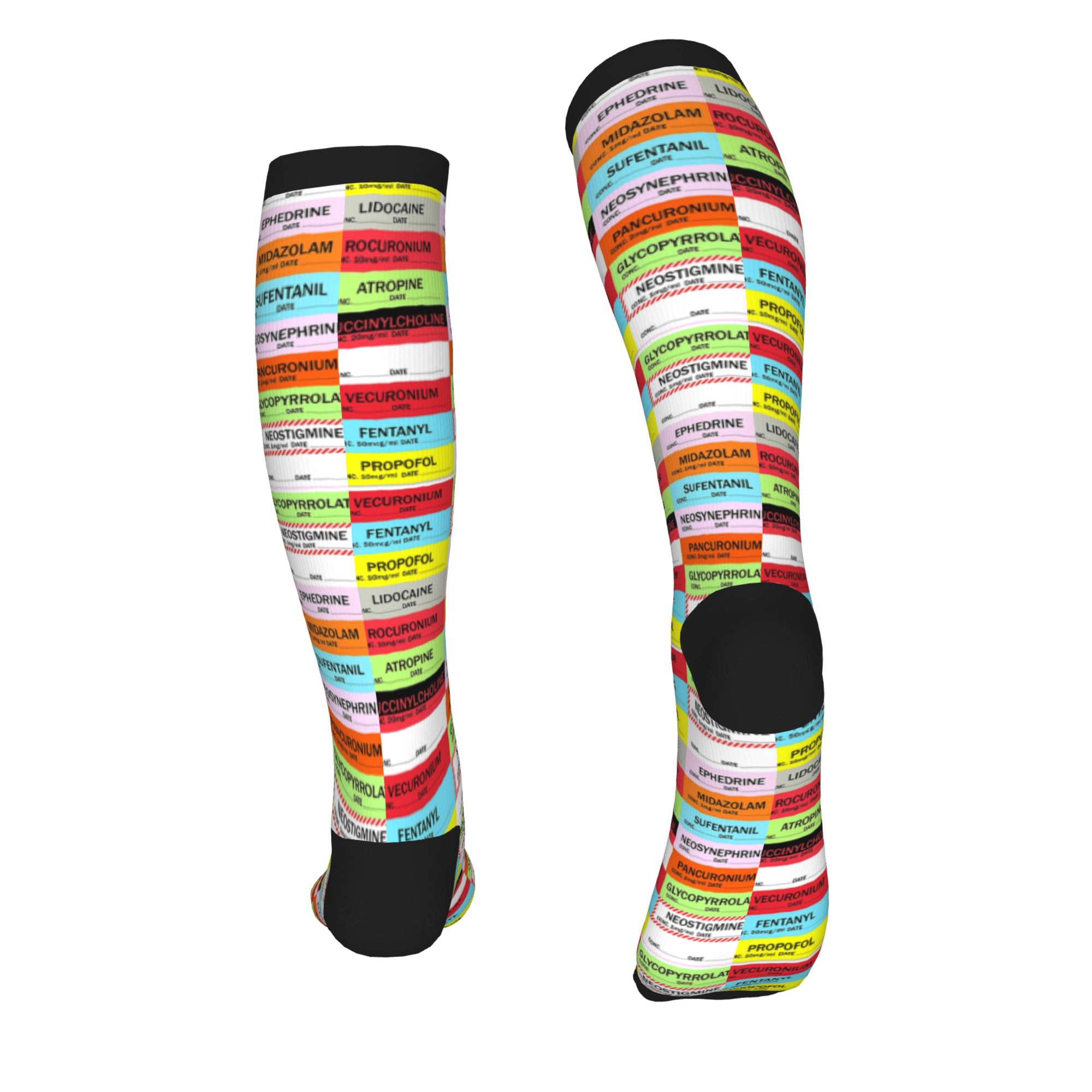 Novelty Printed Anesthesia Med - Compression Sock Medical recensione e prezzo