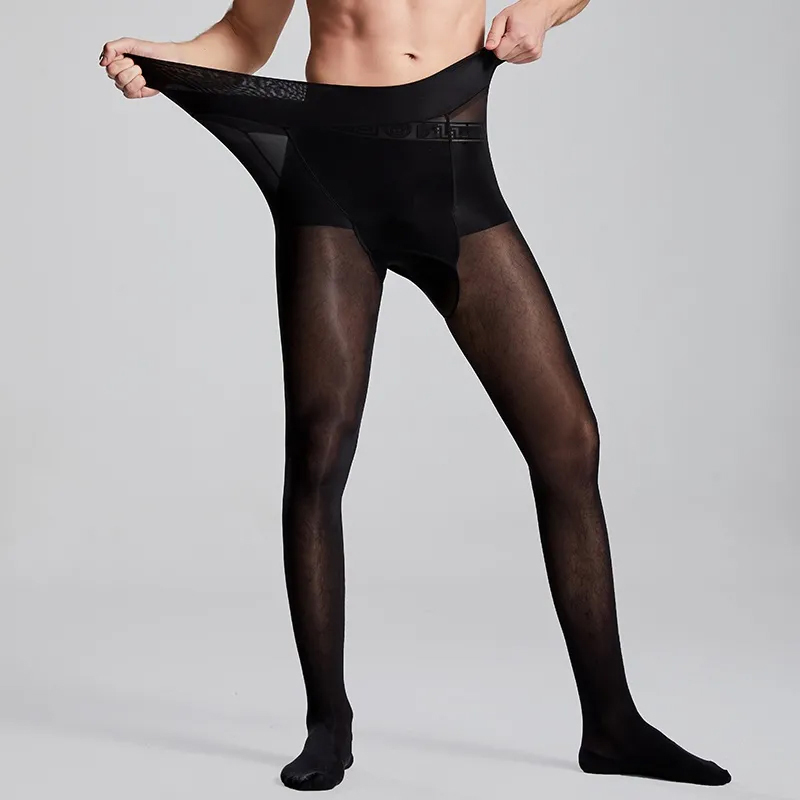 Plus Size Men Sexy Sheer Black - Tights Pantyhose Sheer recensione e prezzo