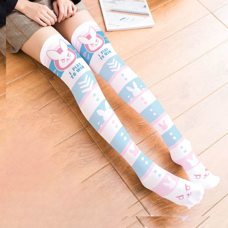 Game OW D.Va Cartoon Printed K - Silk Sock Bamboo recensione e prezzo