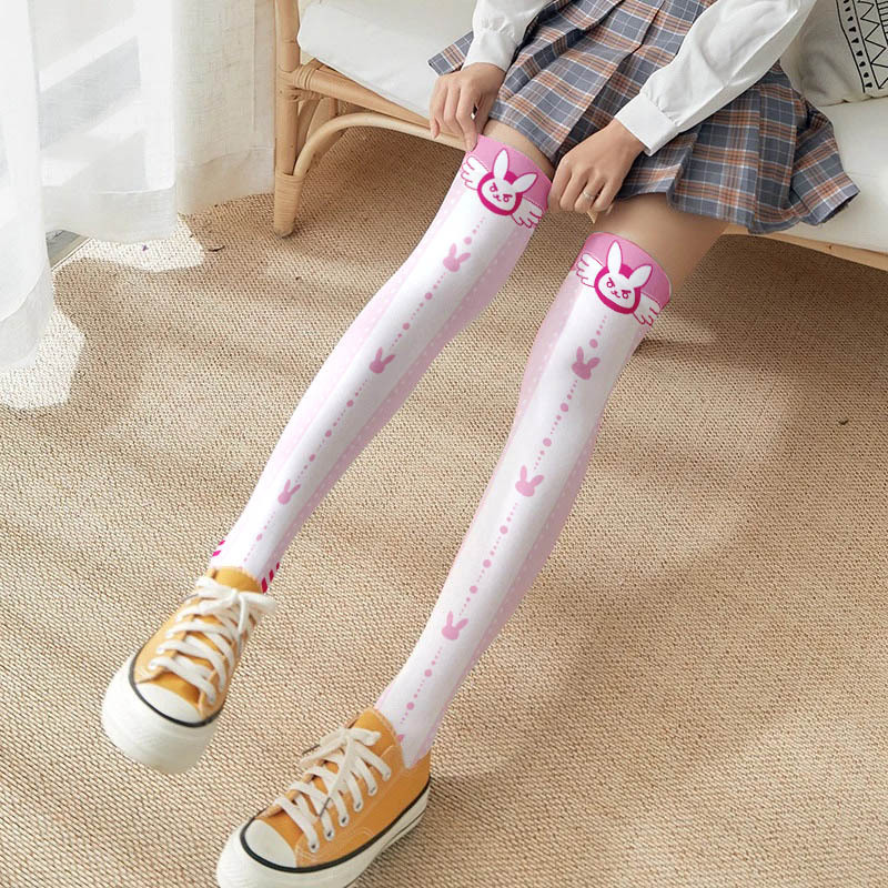 Game OW D.Va Cartoon Printed K - Silk Sock Bamboo recensione e prezzo