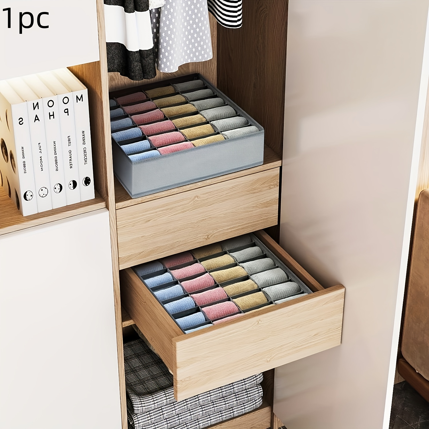 24-Compartment Fabric Drawer O - Sock Organizer Tray recensione e prezzo