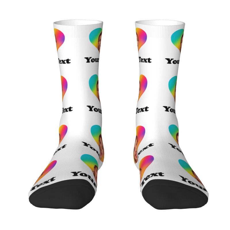 Personalized Photo Text Custom - Dress Sock Men recensione e prezzo